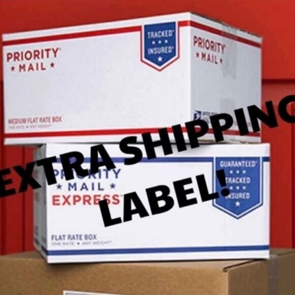 Extra shipping label over 5lbs - Picture 1 of 2